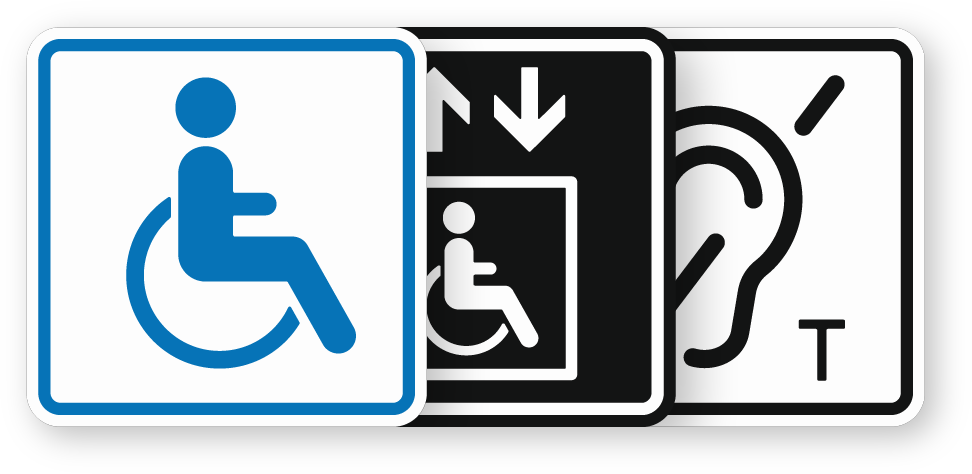 Средства отображения информации знаковые для инвалидов ГОСТ 52131-2019