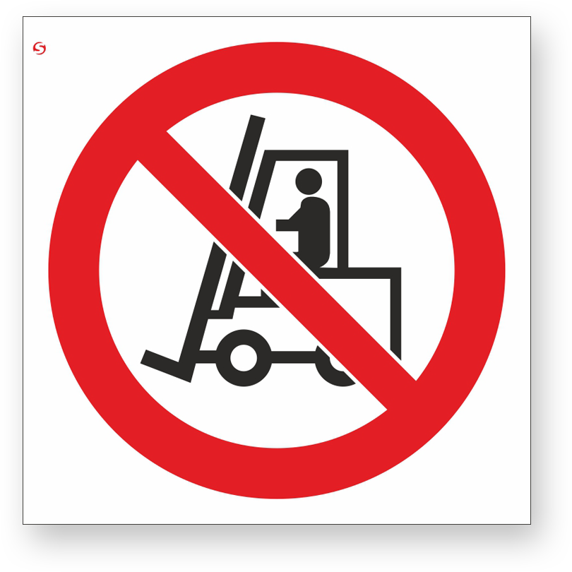 На какое время запрещается покидать кабину управления. Запрещается движение средств напольного транспорта. Знак p07. Знак погрузчик запрещен. Знак движение погрузчиков запрещено.